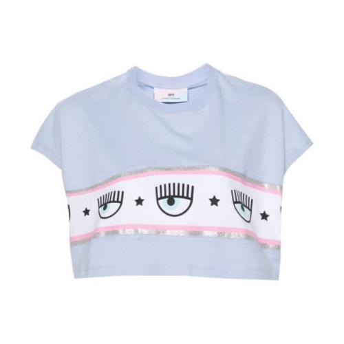 Blå T-shirts og Polos af Chiara Ferragni