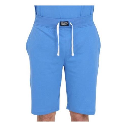 Unisex Blå Logo Shorts