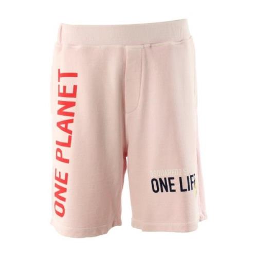 Herre Pink Bomuld Shorts