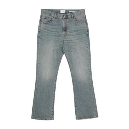 Lysblå Slidt Denim Jeans