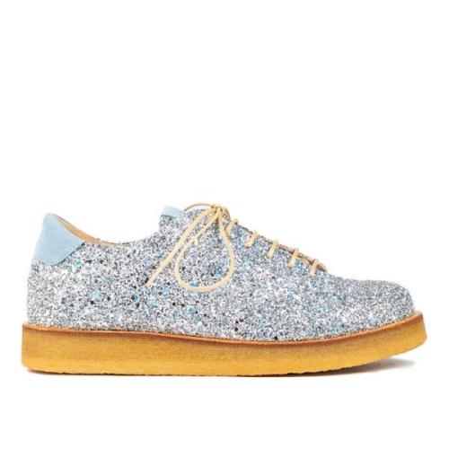 Glitter Sneaker med Plateausål