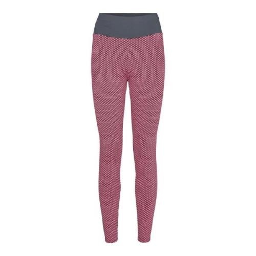 Pink Dot Leggings med Drapering