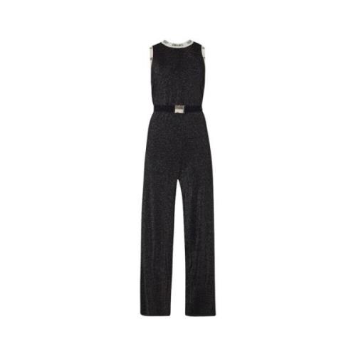 Viskose og Lurex Kvinders Jumpsuit