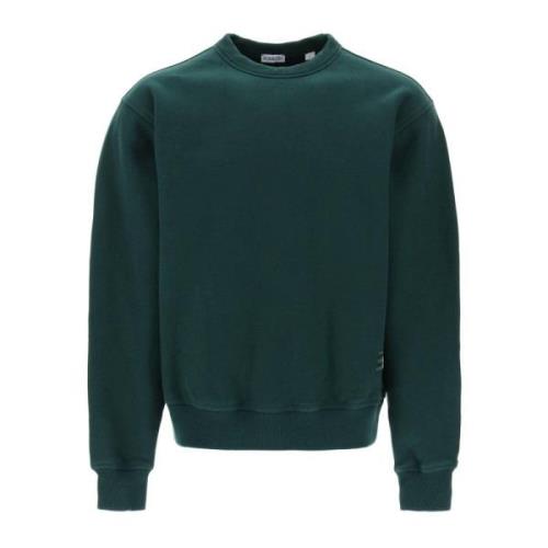 Oversized Square Line Crewneck Sweatshirt