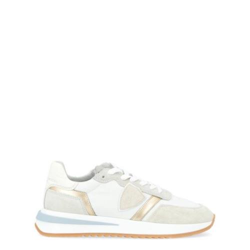 Tropez 2.1 Mondial Sneaker i hvid med platin detaljer