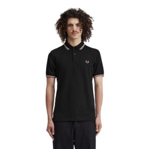 Sort Twin Tipped Polo Shirt