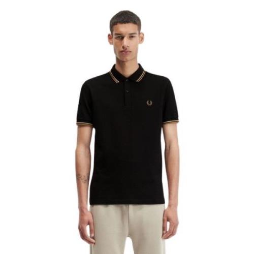 Sort Twin Tipped Polo Shirt