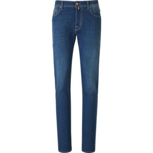 Super Fin Elastisk Bard Jeans