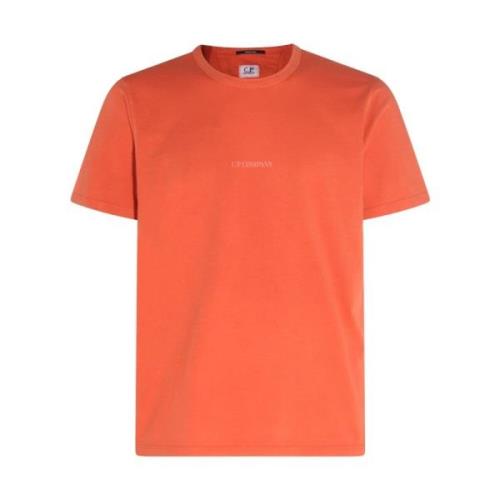 Orange Bomuld T-shirt - Livlig Opgradering