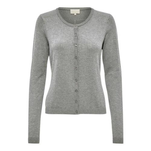 Minus - New Laura Knit Cardigan, MI1358 - Light Grey Melange