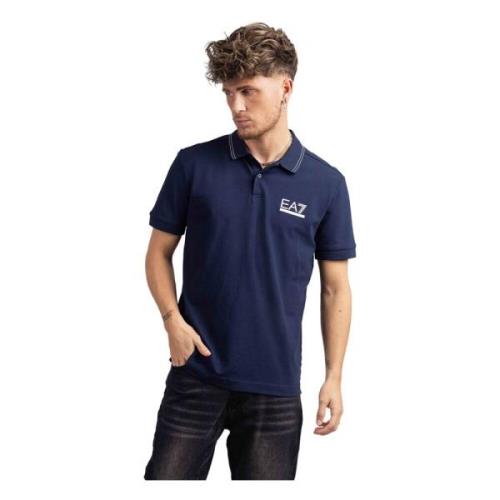 Mørkeblå Herre Polo Shirt