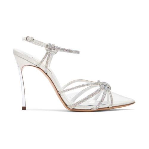 Elegant Juvel Sandal med Rhinestone Stropper