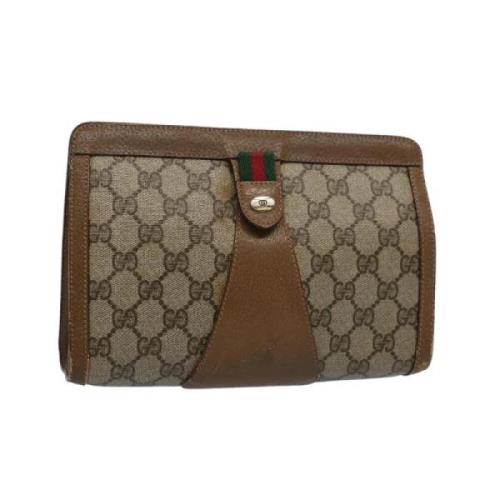 Pre-owned Canvas gucci-tasker