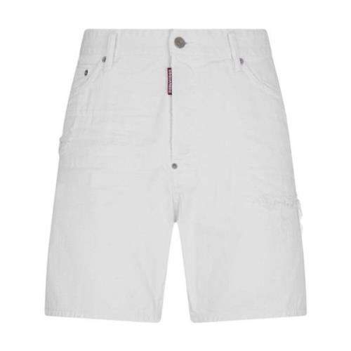 Hvide Denim Shorts