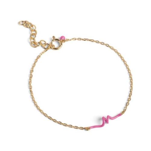 Pink Twist Armbånd