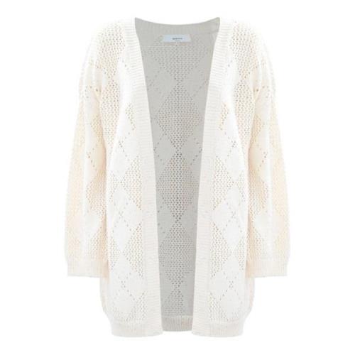 Diamantstrikket Cardigan Jumper