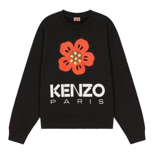 Sort Boke Flower Sweatshirt