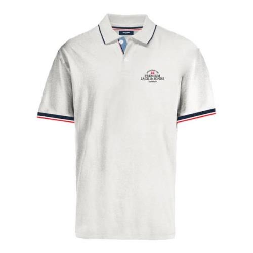 Klassisk Polo Shirt med Logo Stitching