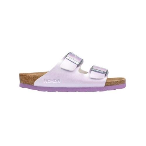 Pink 'Alba' Sandal - Syntetisk Perlato