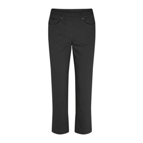 Laurie Hannah Pure Regular Sl Trousers Regular 100662 99010 Black Ulti...