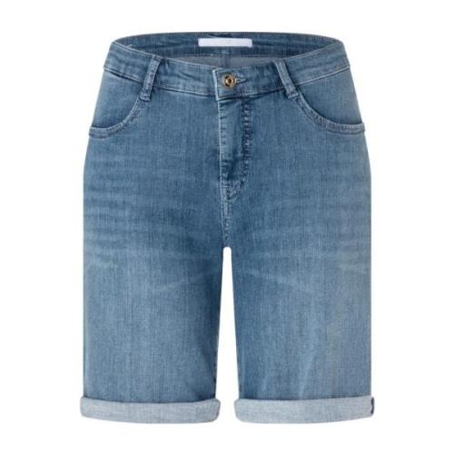 Bløde lyse denim shorts