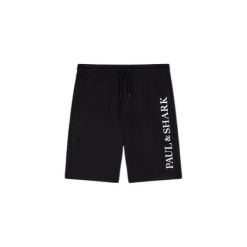 Sort Bomuld Regular Fit Shorts