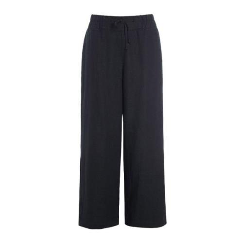 Bitte Kai Rand Lazy Linen Lige Bukser Bukser 242-2141-4600 Black