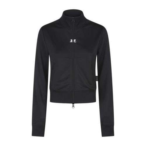 Sort Interlock Tracksuit Jakke