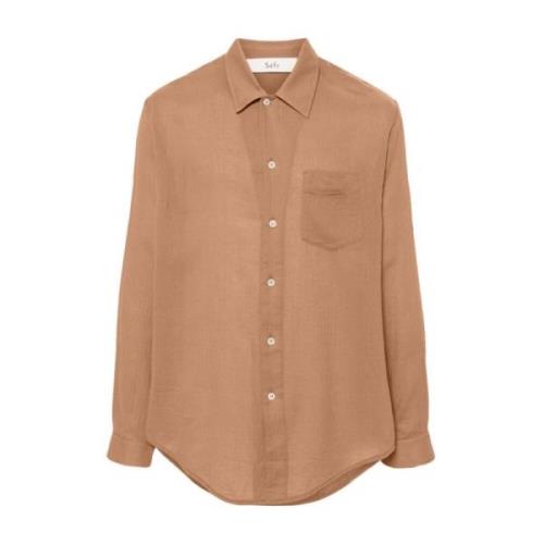 Bleg Beige Leo Skjorte