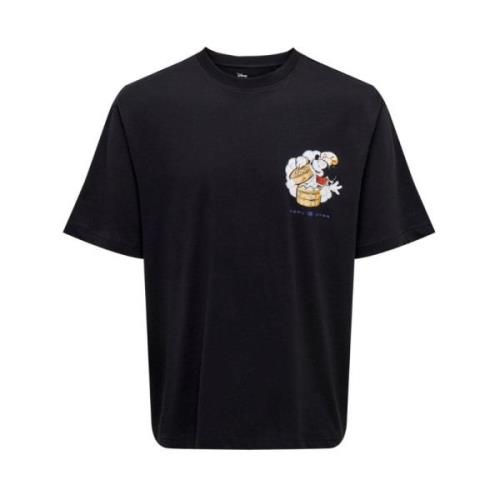 Afslappet Bomuld T-Shirt