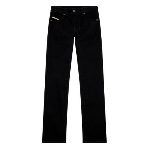 Klassiske Sorte Straight-Cut Jeans