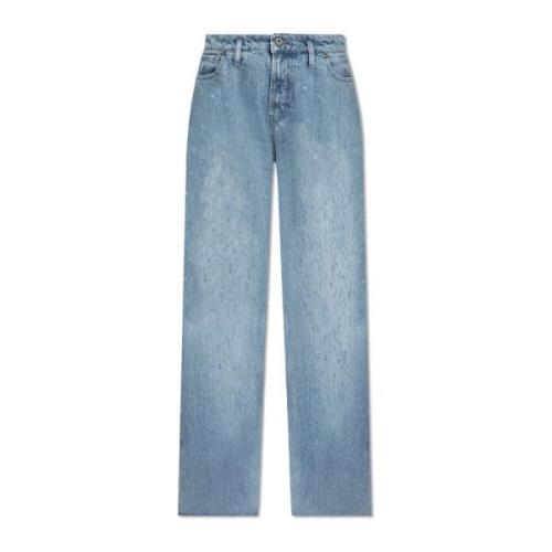 Højtaljede jeans