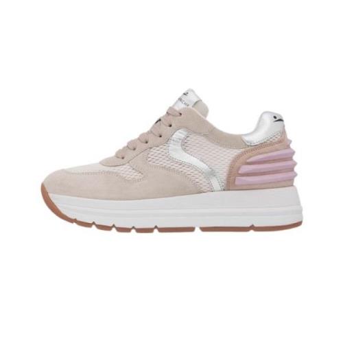 Platform Sneakers i pudder nuancer