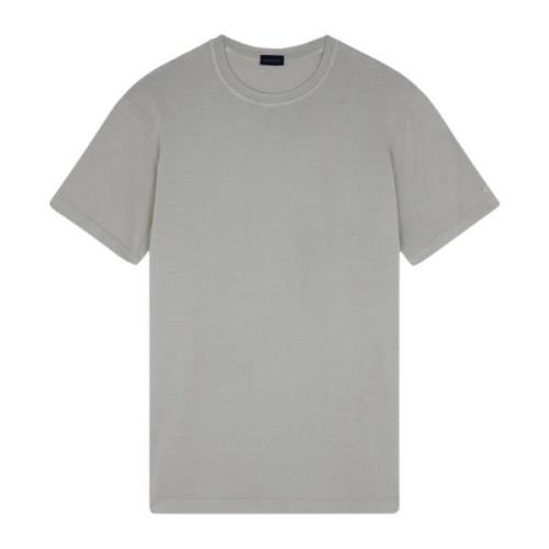 Jersey Bomuld T-shirt i Beige