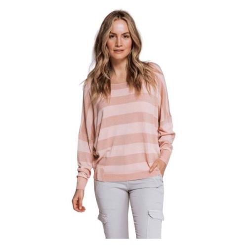 Stribet Pink Pullover TALIA