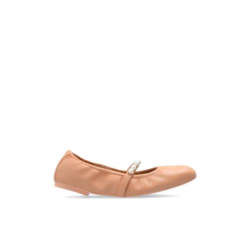 Guld balletflats