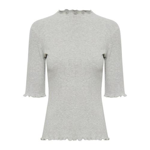 Opal Gray Melange T-shirt med korte ærmer