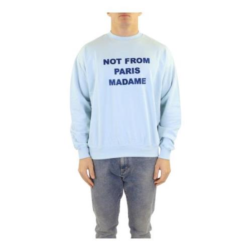 Herre Sweatshirt Slogan Print