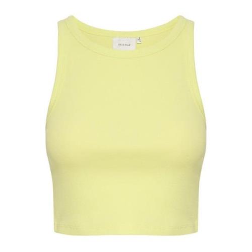 Solrig Lime Ribbet Crop Top