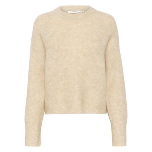 Beige Pullover Sweater Faune Melange