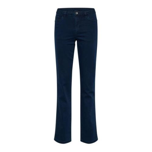 Kaffe Kavicky Straight Jeans Bukser Dark Blue Denim