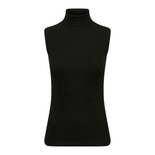 DagnaIW Rollneck Top - Sort