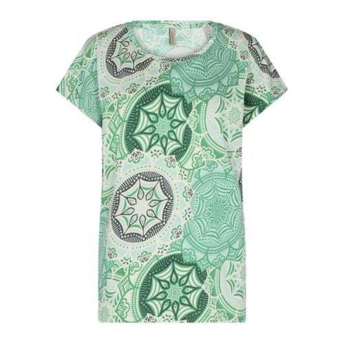 Felicity Aop 417 Bright Green T-shirt