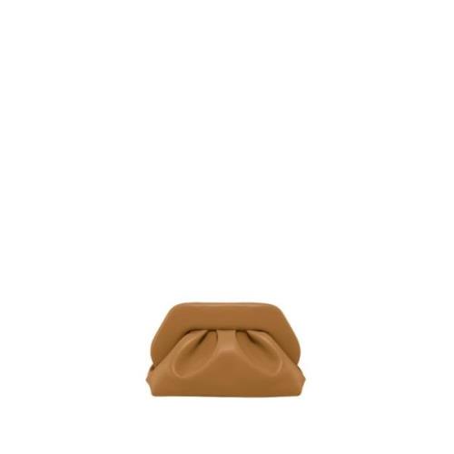 Vegan Fabric Caramel Clutch Taske