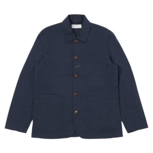 Klassisk Navy Twill Arbejdsjakke