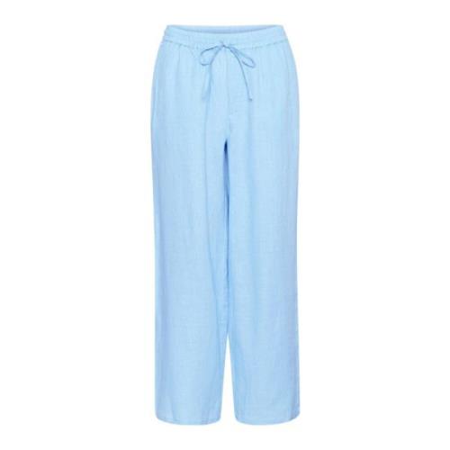 Cream Crbellis Linen Pant Bukser 10611574 Placid Blue Melange