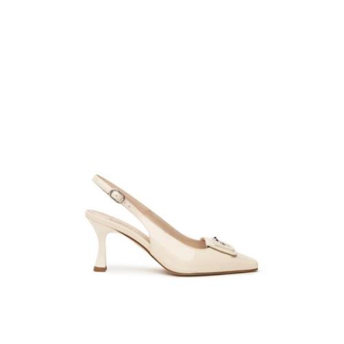 Slingback Sandaler Latte Farve