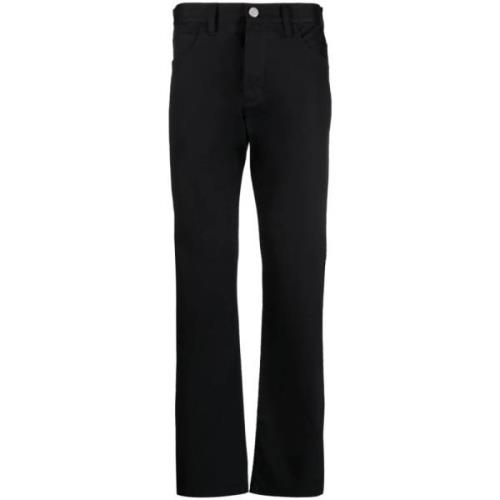 Blå Straight Jeans Elegant Stil