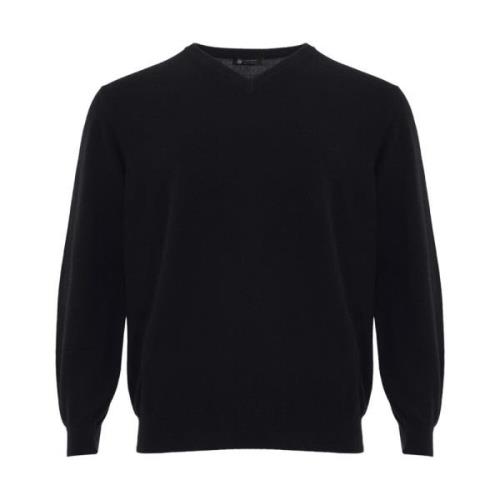 Sort V-hals Kid Cashmere Sweater