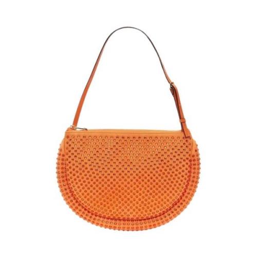 Krystal Måne Orange Skuldertaske